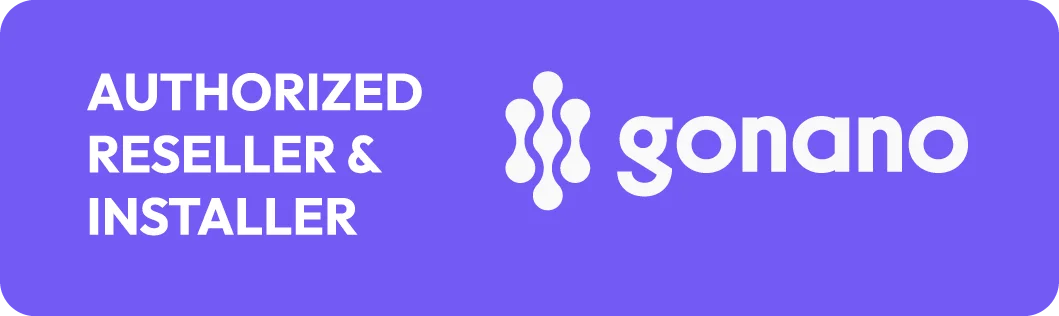 GoNano Authorized Reseller & Installer Badge